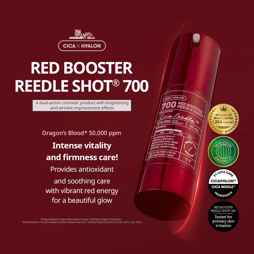 VT Cosmetics RED BOOSTER Reedle Shot 700 30ml