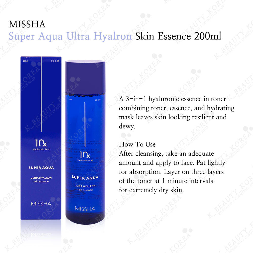 Missha Super Aqua Ultra Hyalron Skin Essence 200ml