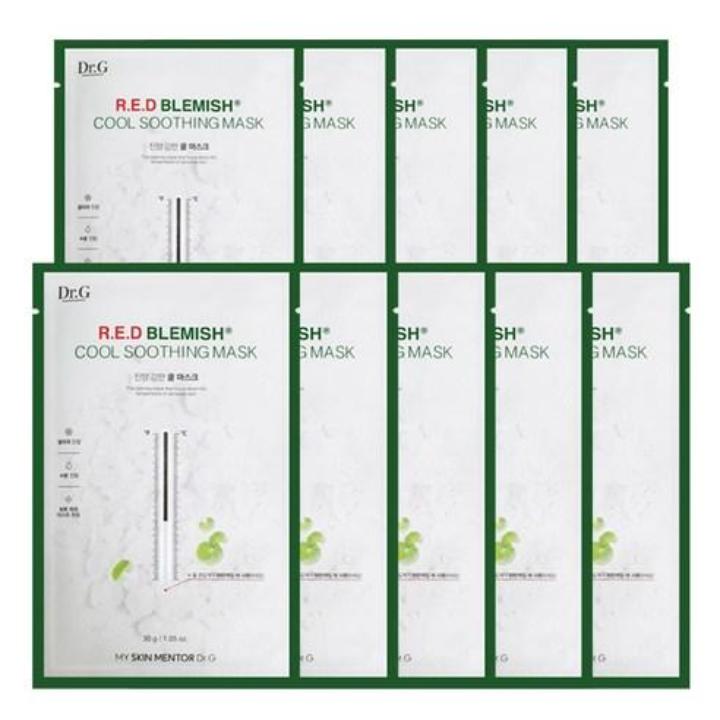 Dr.G Red Blemish Cool Soothing Mask 10ea