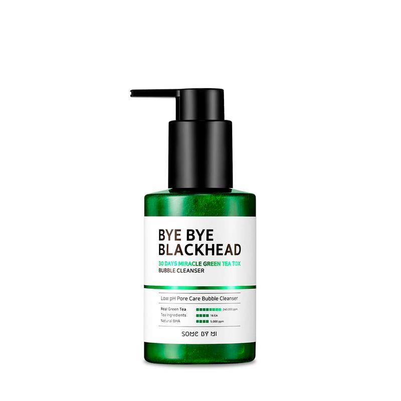 Some By Mi BYE BYE BLACKHEAD 30 DAYS MIRACLE GREEN TEA TOX BUBBLE CLEANSER 120g