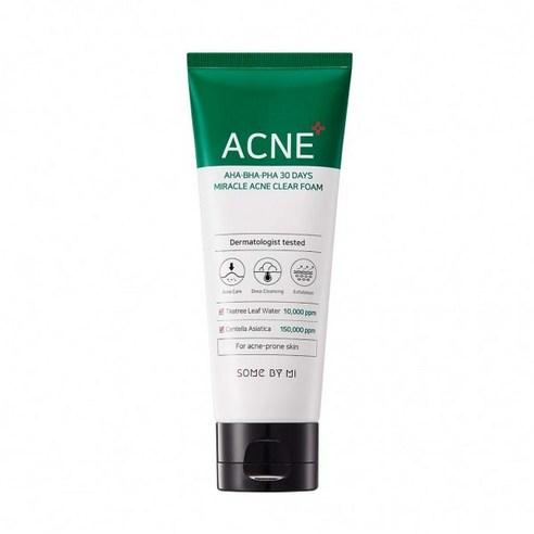 Some By Mi AHA-BHA-PHA 30DAYS MIRACLE ACNE CLEAR FOAM 100ml