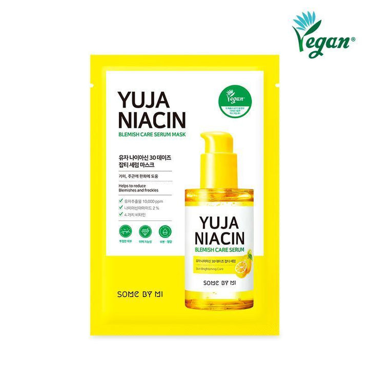 Some By Mi YUJA NIACIN 30 DAYS CARE SERUM MASK  X 10EA