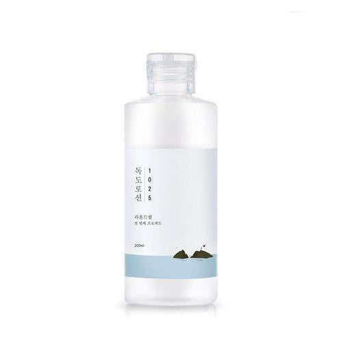 ROUND LAB 1025 Dokdo Lotion 6.76 Fl Oz, Intense Long-Lasting Hydration with Triple Hyaluronic Acid, Fluid Texture for Skin Barrier Protection, Face Moisturizer for Deep Moisture, Korean Skin Care