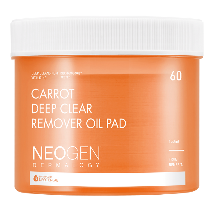 Neogen DERMALOGY CARROT DEEP CLEAR OIL PAD 150ML (60 PADS)