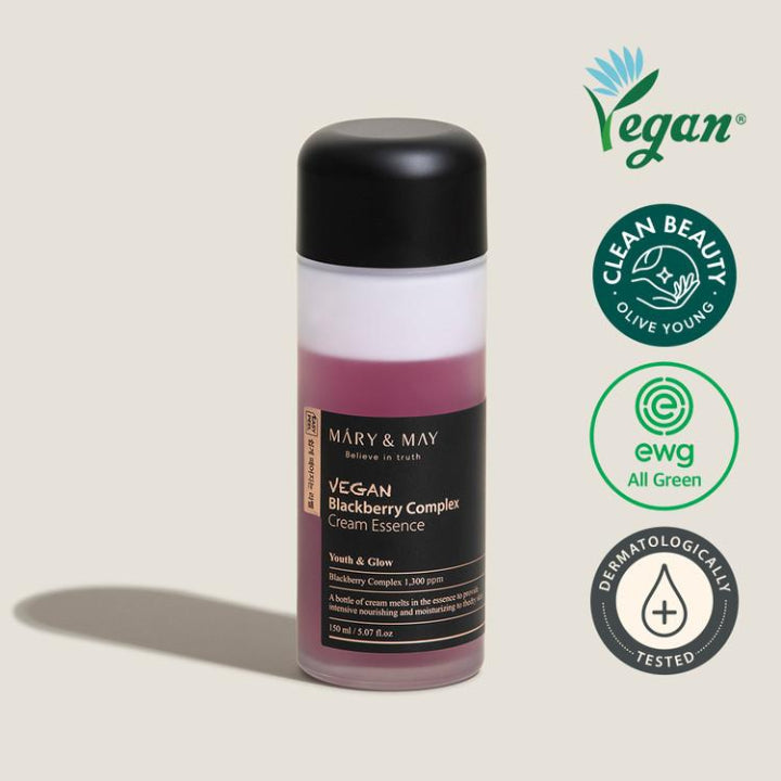 Mary & May Vegan Blackberry Complex Cream Essence -140ml