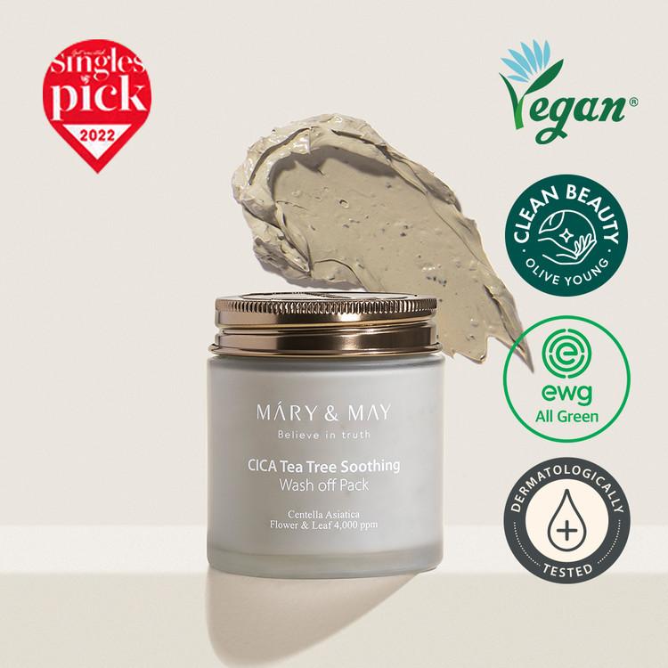 Mary & May  CICA TeaTree Soothing Wash off Pack 125g