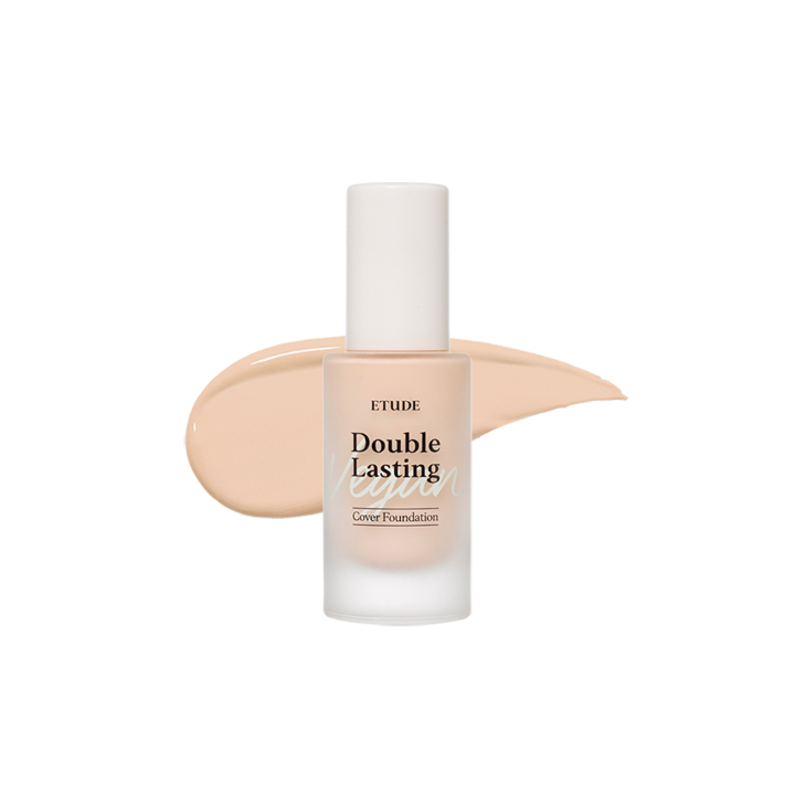 Etude House Double Lasting Vegan Cover Foundation 30g -No.21N1 Neutral Beige