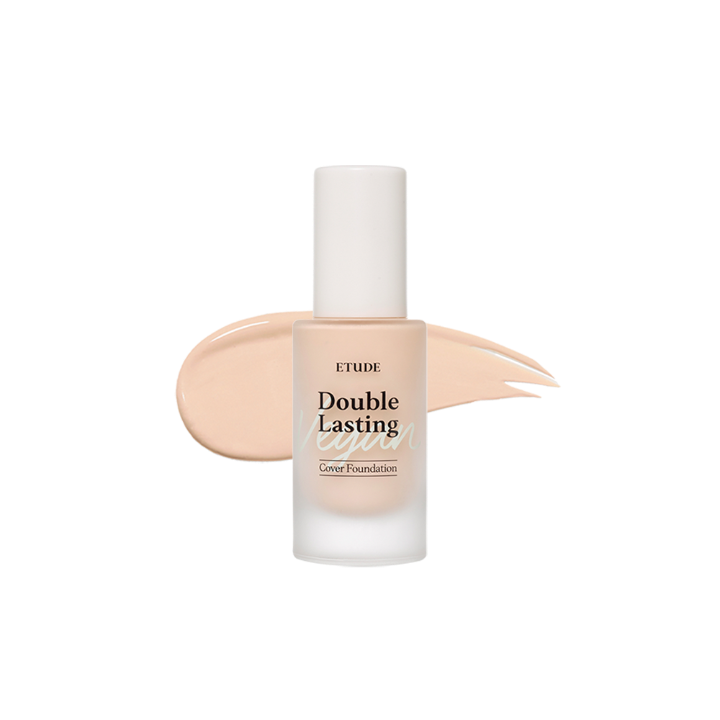 Etude House Double Lasting Vegan Cover Foundation 30g -No.19N1 Vanilla