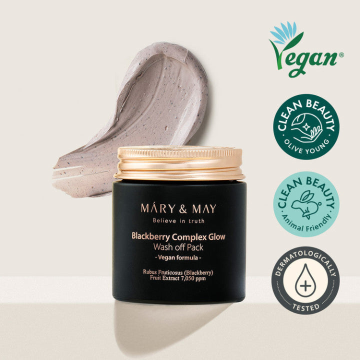 Mary & May Blackberry Complex Glow Wash off Pack 125g