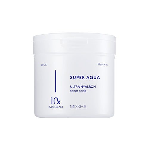 Missha Super Aqua Ultra Hyalron Toner Pads 180g/ 90pcs