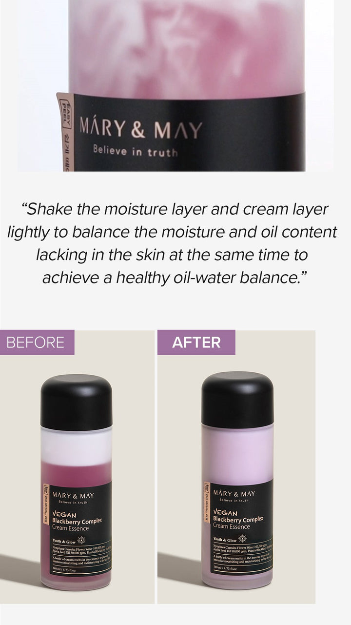 Mary & May Vegan Blackberry Complex Cream Essence -140ml