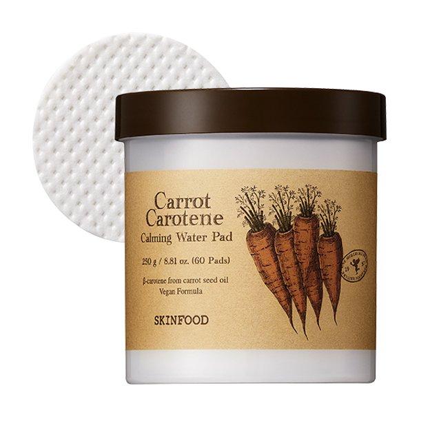 SkinFood Carrot Carotene Calming Water Pad 250g 60 sheets