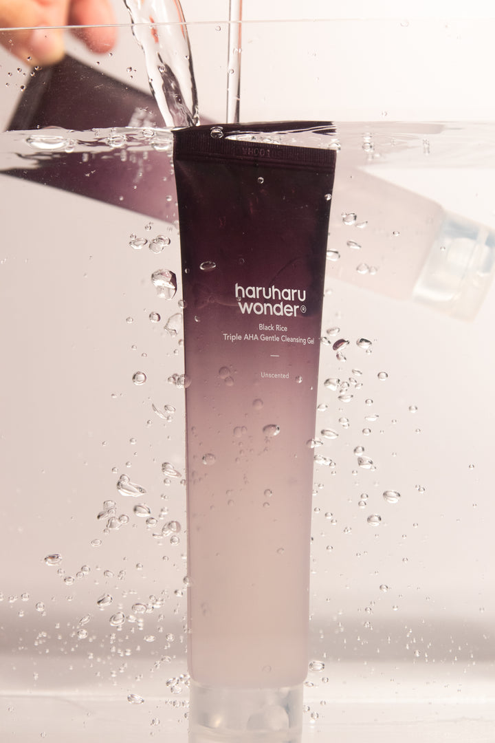 Haruharu Wonder Black Rice Triple AHA Gentle Cleansing Gel Unscented 100ml