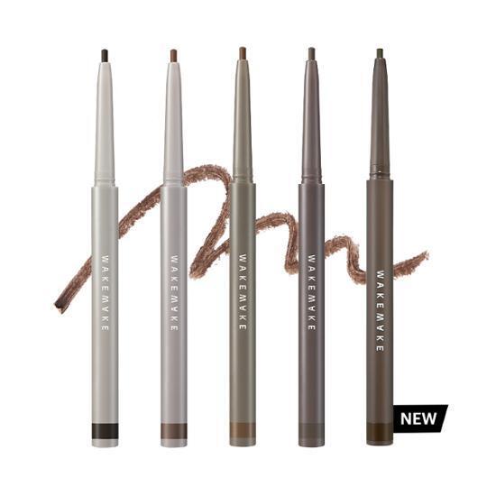 WAKEMAKE Real Ash Pencil Liner 0.14g - #02 Dark Ash Brown