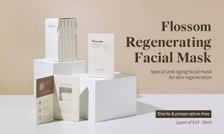 Reblocell Flossom Regenerating Facial Mask EGF 1ppm 1 Sheet