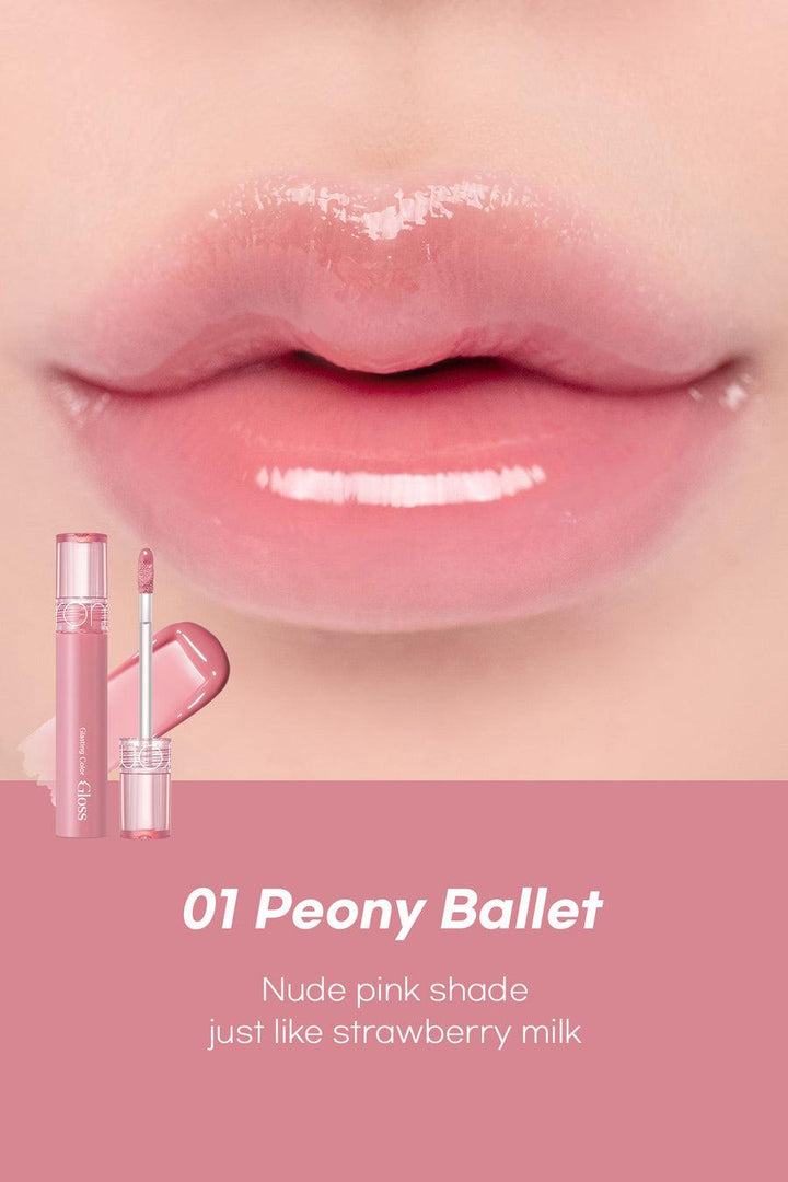 ROM&ND Glasting Color Gloss 4g - 01 Peony Ballet
