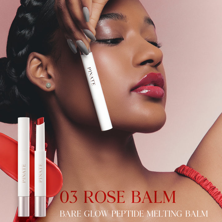 Pinate Bare Glow Peptide Melting Balm - 03 Rose balm 1.8g
