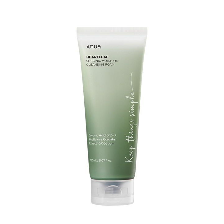 Anua HEARTLEAF SUCCINIC MOISTURE CLEANSING FOAM 150ml