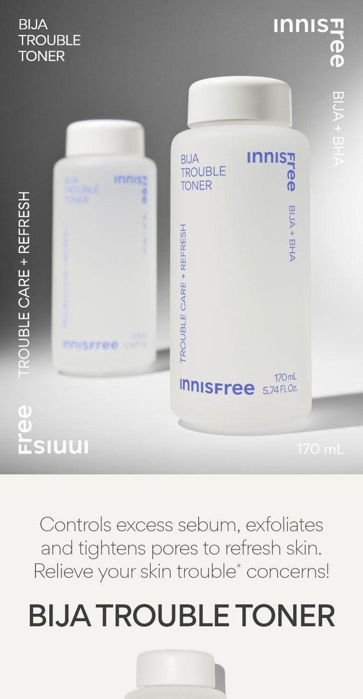 Innisfree Bija Trouble Toner 170ml