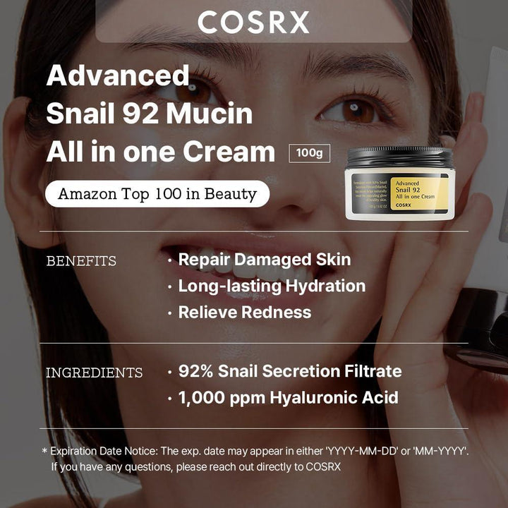 Cosrx Advanced Snail 92 All In One Cream 100ml