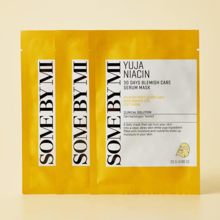 Some By Mi YUJA NIACIN 30 DAYS CARE SERUM MASK  X 10EA