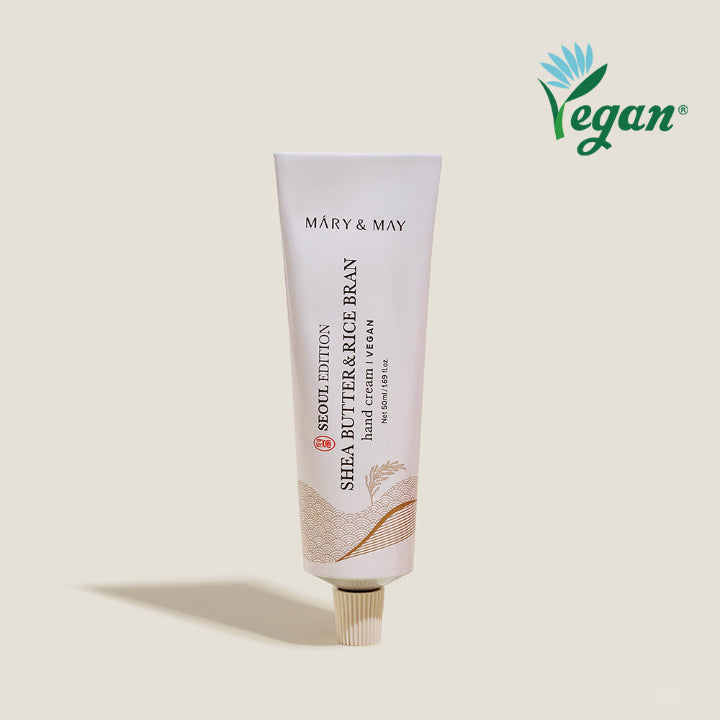 Mary & May Seoul Edition SHEA BUTTER & RICE BRAN Hand Cream 50ml