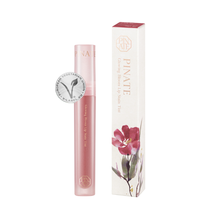 Pinate Glowing Bloom Lip Stain - 04 Crimson Red
