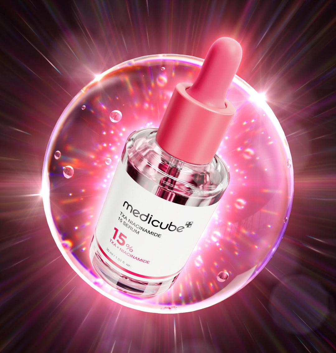 medicube TXA+Niacinamide 15% Glow Facial Serum for After Spot Care | All-in-One Daily Korean Skincare | Uneven Skin Tone, Texture, and Hydration Care | High-Potency Tranexamic Acid 5% | 1.01 fl.oz