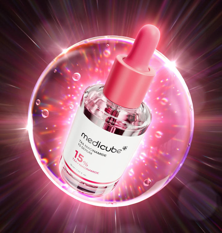 medicube TXA+Niacinamide 15% Glow Facial Serum for After Spot Care | All-in-One Daily Korean Skincare | Uneven Skin Tone, Texture, and Hydration Care | High-Potency Tranexamic Acid 5% | 1.01 fl.oz
