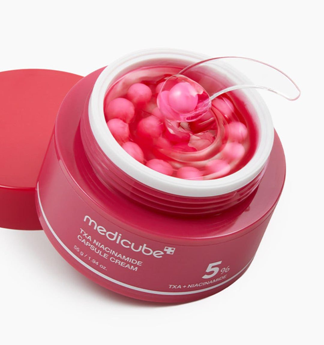 medicube TXA+Niacinamide Capsule Cream as the next step for after spot care|Ultimate Dual Radiance Moisturizer|Uneven Skin Tone, Texture, Hydration|Tranexamic Acid&Niacinamide|Korean Skincare|1.94oz