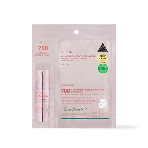 VT Cosmetics COLLAGEN Reedles Shot 700hL 2 STEP MASK