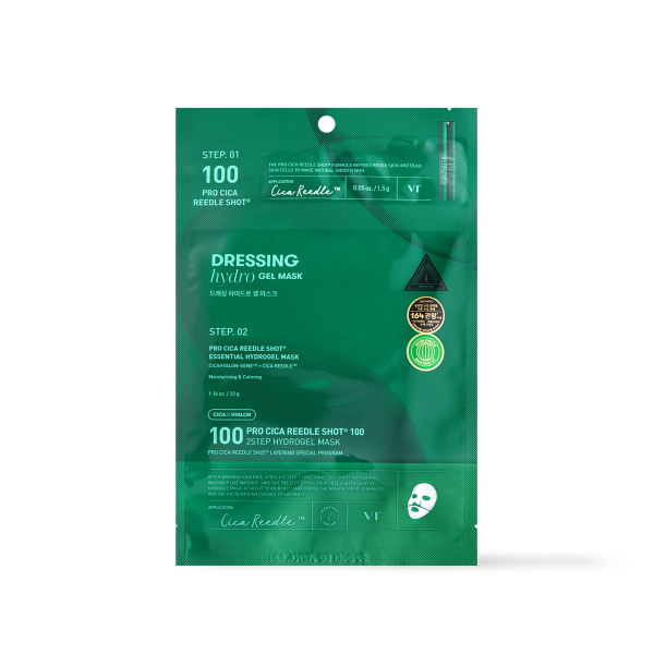 VT Cosmetics PRO CICA Reedle Shot 100 2STEP Hydrogel Mask - 2type