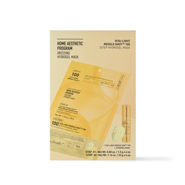 VT Cosmetics VITA-LIGHT Reedle Shot 100 2STEP Hydrogel Mask - 2type
