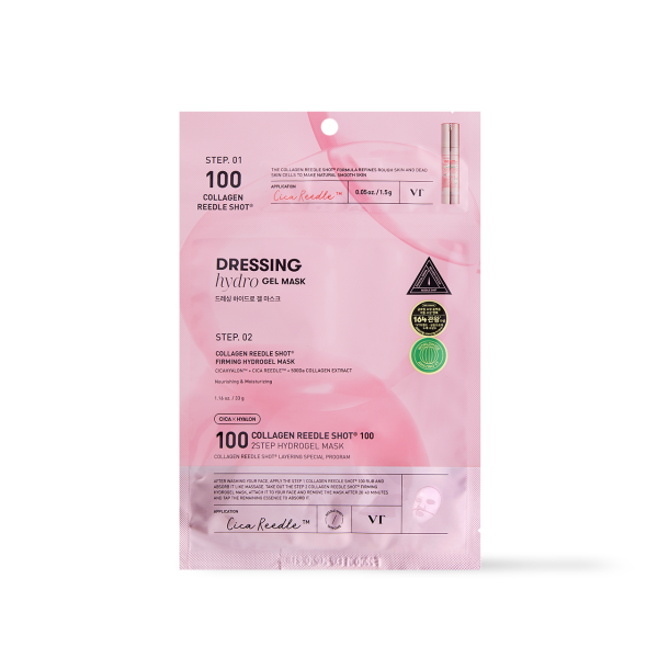 VT Cosmetics COLLAGEN Reedle Shot 100 2STEP Hydrogel Mask - 2type