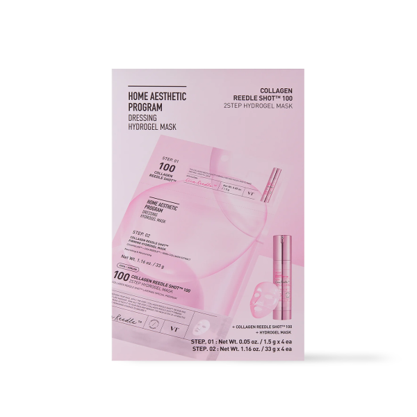 VT Cosmetics COLLAGEN Reedle Shot 100 2STEP Hydrogel Mask - 2type