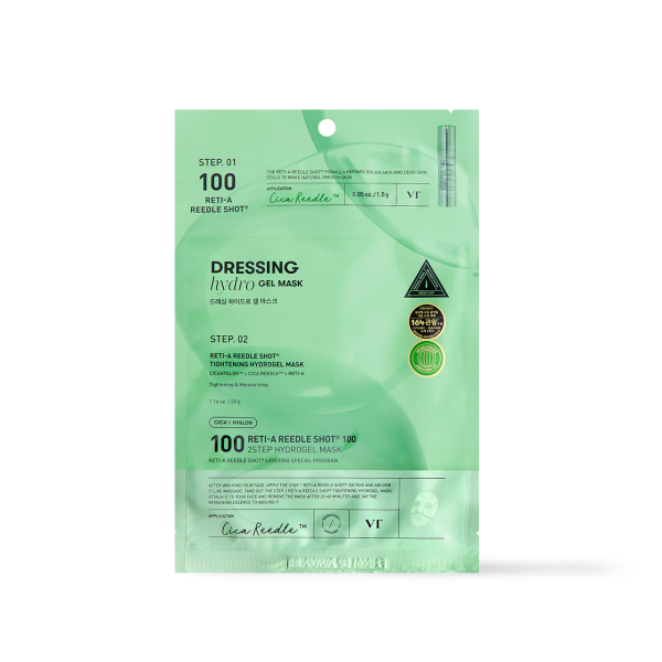 VT Cosmetics RETI-A Reedle Shot 100 2STEP Hydrogel Mask - 2type