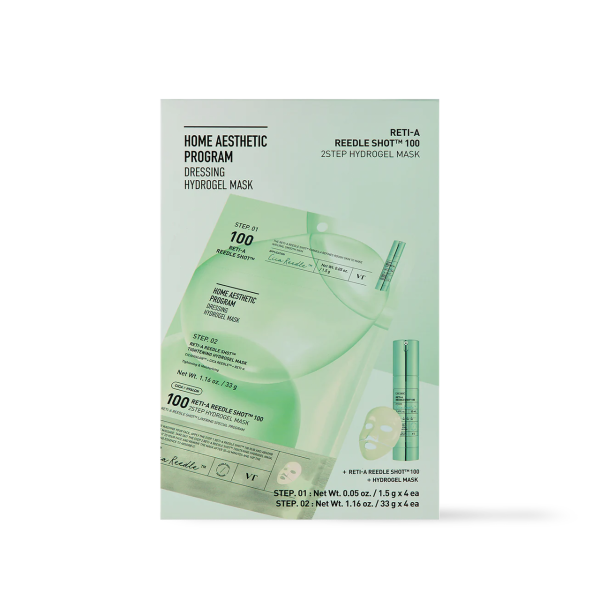 VT Cosmetics RETI-A Reedle Shot 100 2STEP Hydrogel Mask - 2type