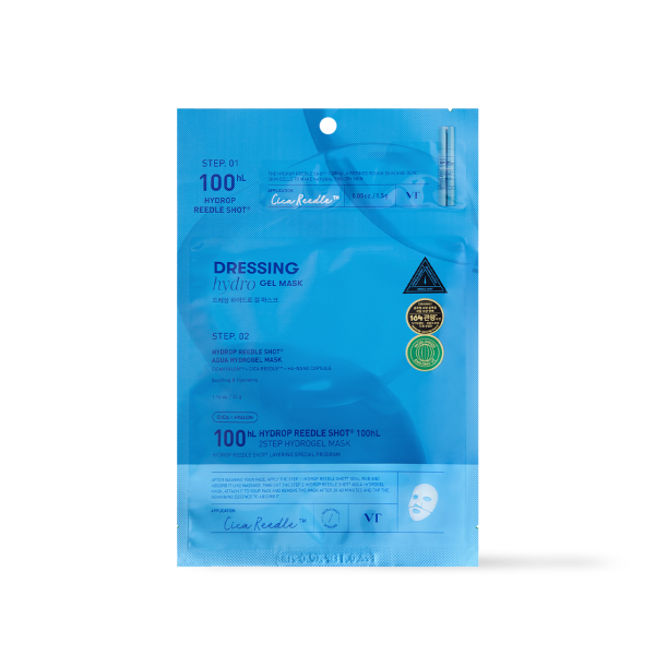 VT Cosmetics HYDROP Reedle Shot 100hl 2STEP Hydrogel Mask - 2Type