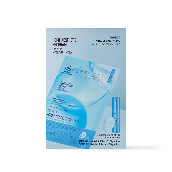 VT Cosmetics HYDROP Reedle Shot 100hl 2STEP Hydrogel Mask - 2Type