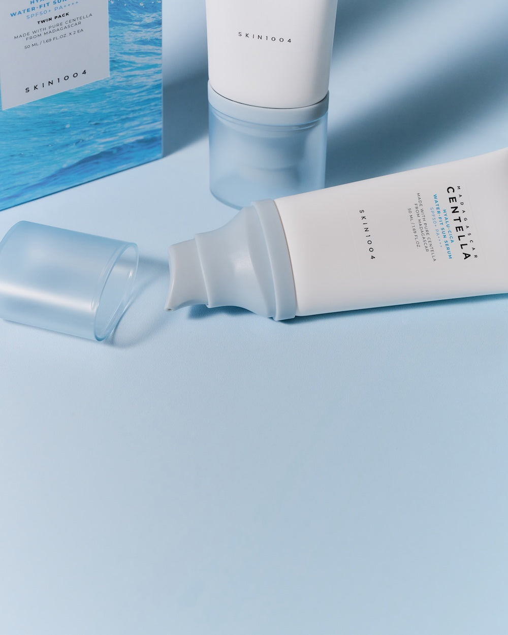 Skin1004 Madagascar Centella Hyalu-Cica Water-Fit Sun Serum Twin Pack 50ml*2