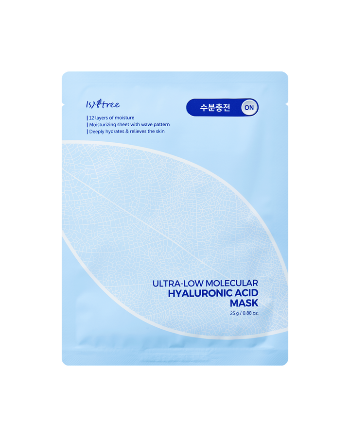 Isntree Ultra-Low Molecular Hyaluronic Acid Mask 10ea