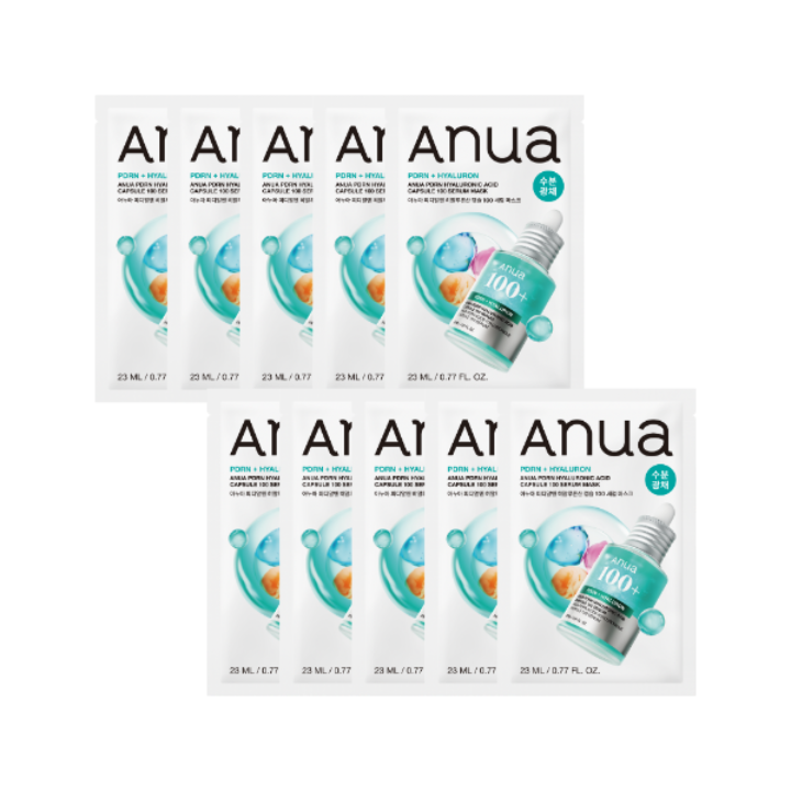 Anua PDRN Hyaluronic Capsule 100 Serum Mask 23ml*10ea