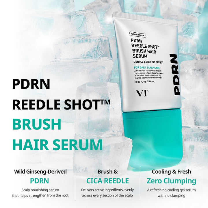 VT Cosmetics PDRN Reedle Shot Brush Hair Serum 100ml