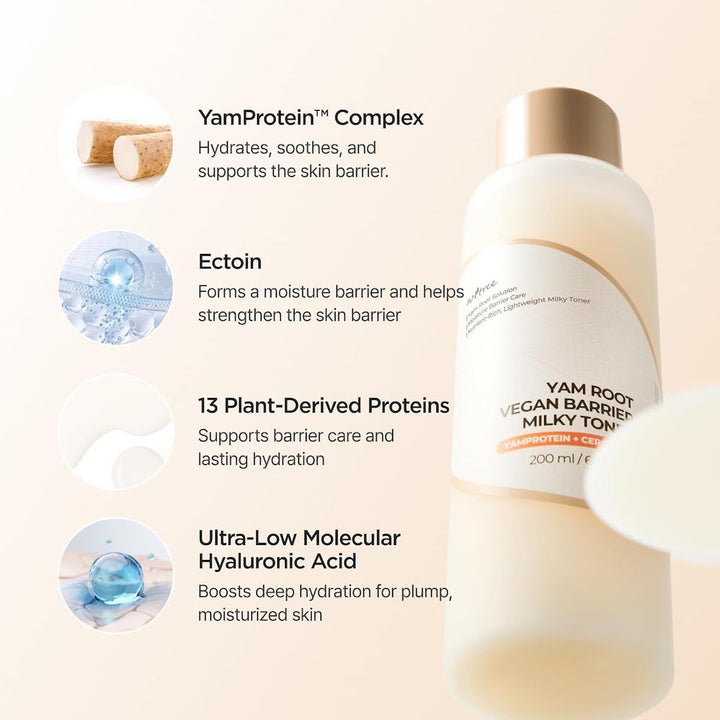 Isntree Yam Root Vegan Barrier Milk Toner 200ml