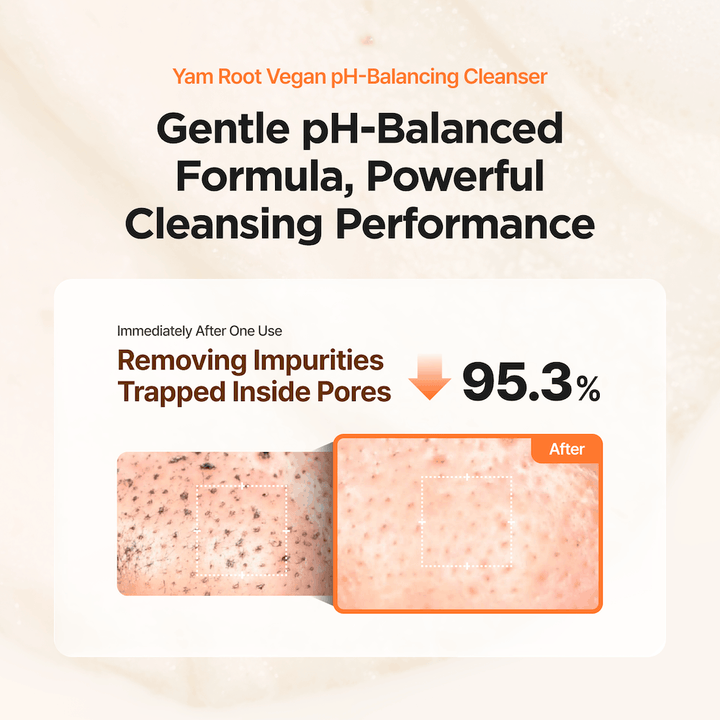 Isntree Yam Root Vegan pH-Balancing Cleanser 120ml