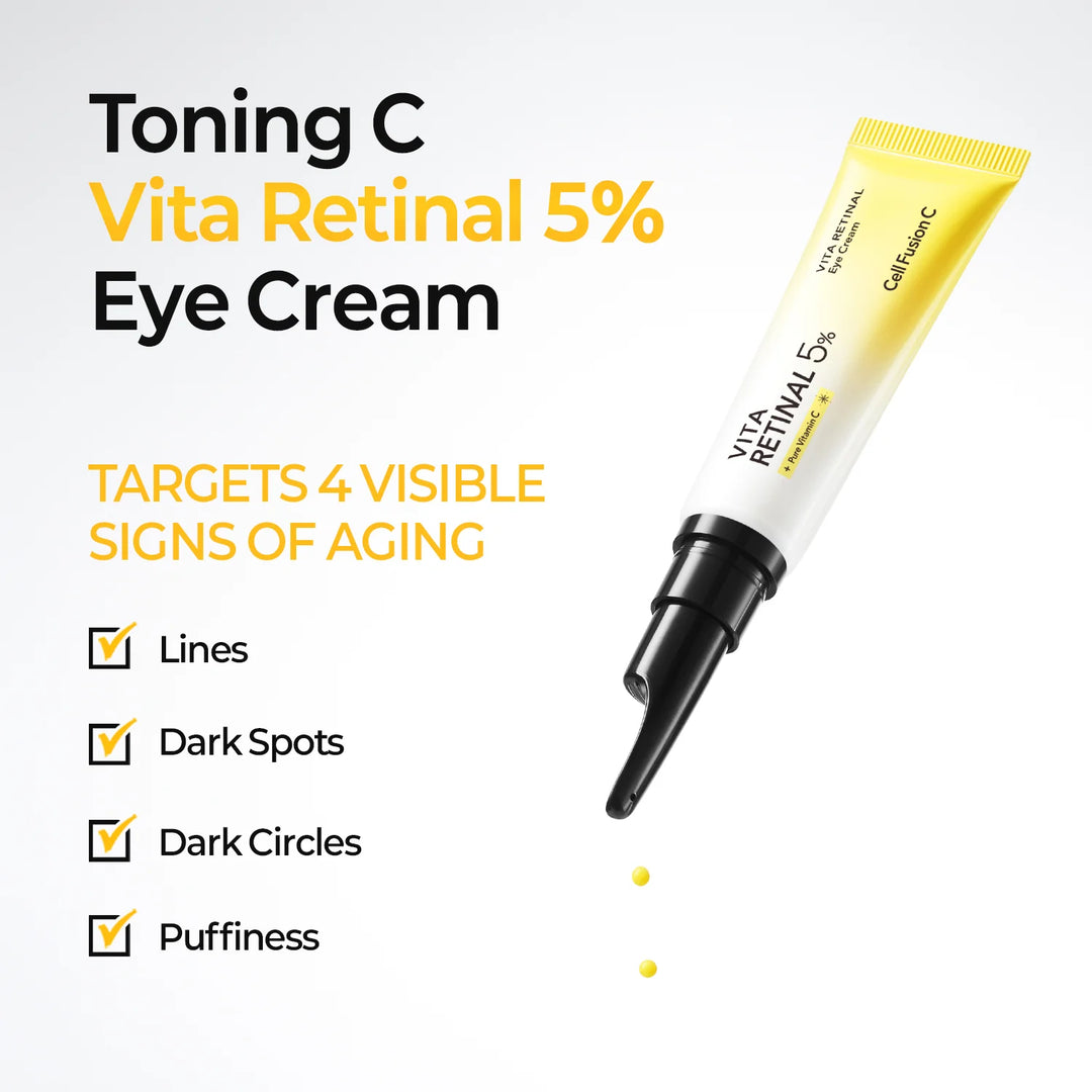 CellFusionC Toning C Vita Retinal Eye Cream 20ml