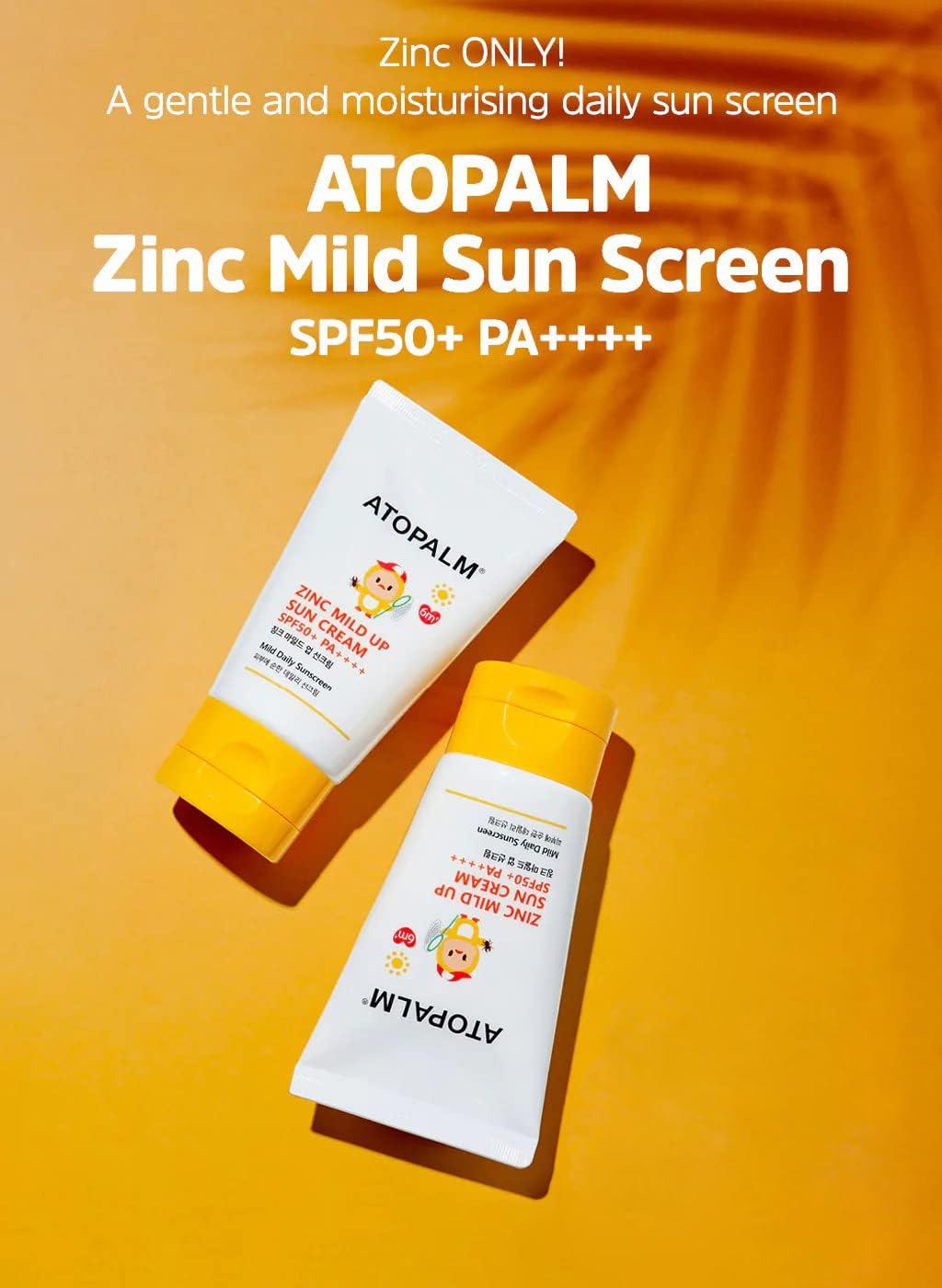 ATOPALM Zinc Mild Up Sun Cream SPF50+ PA++++ 65g