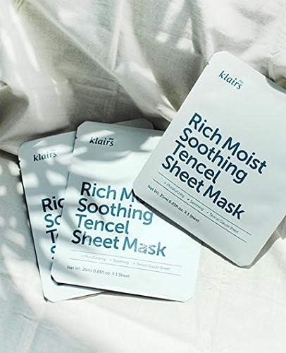 Klairs Rich Moist Soothing Tencel Sheet Mask 25ml x 10ea
