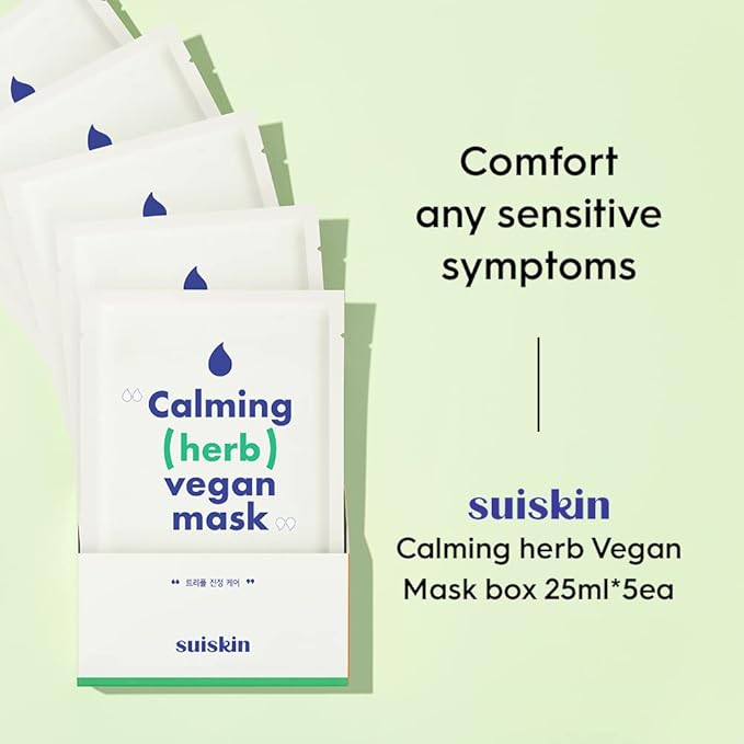SUISKIN Calming (herb) Vegan Mask box