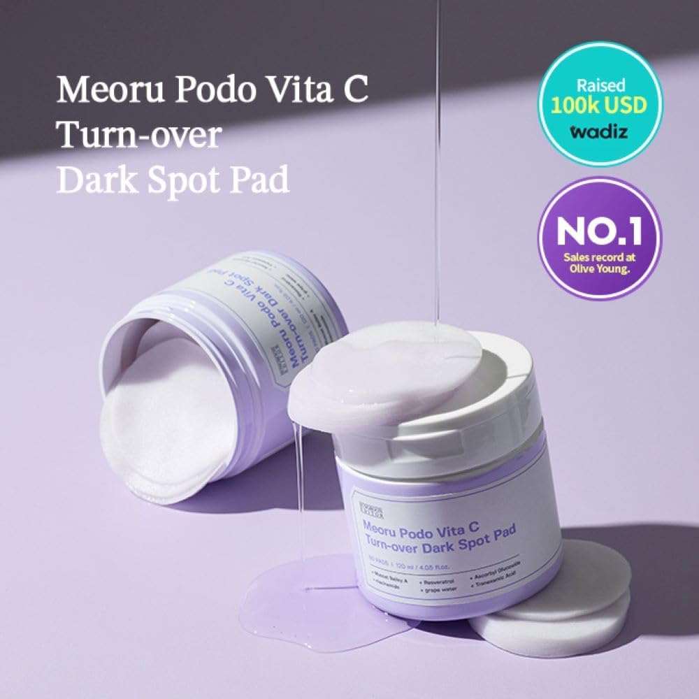 SUNGBOON EDITOR Meoru Podo Vita C Turn-Over Dark Spot Pad 60pcs, 140ml
